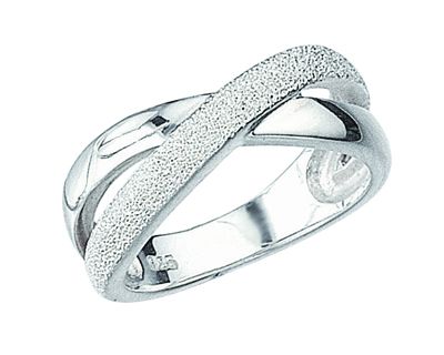 Bague Original Tressée en argent (F702)