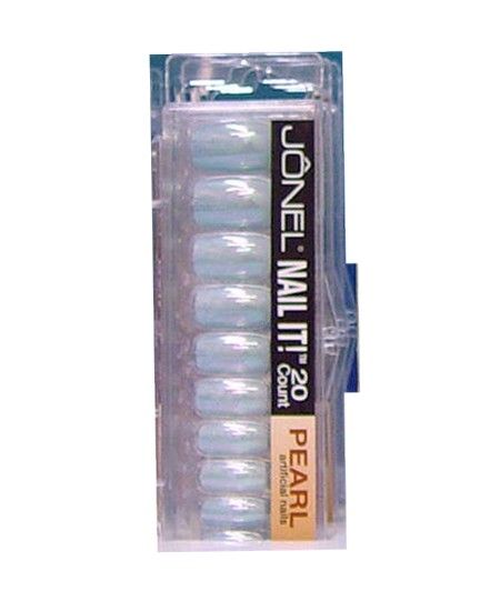 Faux-Ongles Pearl - Saphir + Lime à ongles offerte !