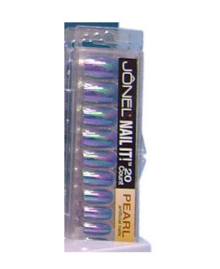 Faux-Ongles Pearl - Emeraude + Lime à ongles offerte !