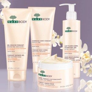 OFFRE NUXE BODY: crème fondante raffermissante + Gommage corps fondant (1 gel douche fondant OFFERT)