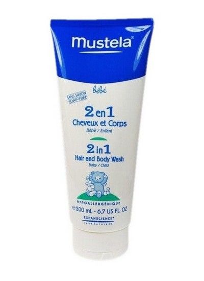 Mustela 2 en 1 Cheveux et Corps Lot de 2
