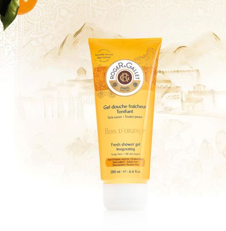 Roget et Gallet Gel douche fraîcheur Tonifiant Bois d'orange