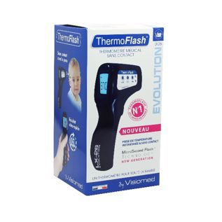 Thermoflash Thermomètre Evolution Color séries Tonic Noir